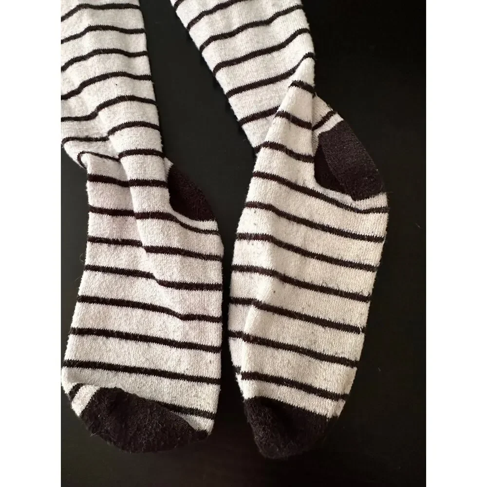 Adorable Panda Socks - Black and White - Girls Medium